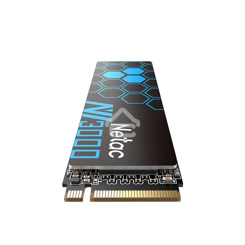 Накопитель SSD Netac NV3000, 500Gb, PCIe 3.0 x4, M.2 2280, NVMe, R/W 3000/2100, с радиатором
