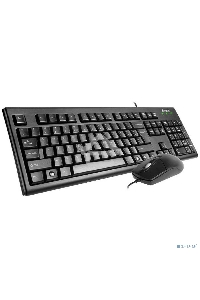 Клавиатура + мышь A4 KRS-8372 клав:черный мышь:черный USB