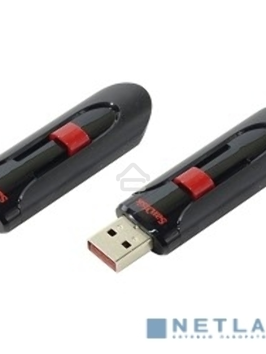 Флеш диск 256GB SanDisk CZ60 Cruzer Glide, USB 2.0, Black
