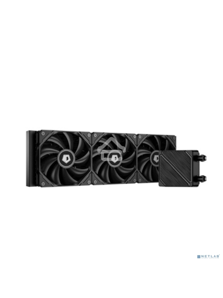 Система водяного охлаждения для процессора ID-COOLING DASHFLOW 360 BASIC BLACK черный 120мм алюминий+медь 1800rpm 35.2db 4-pin 350W