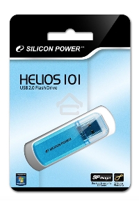 Флеш диск Silicon Power 8Gb Helios 101 SP008GBUF2101V1B USB2.0 синий