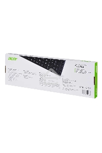 Клавиатура Acer OKW010 [ZL.KBDEE.002] проводная, USB, черный