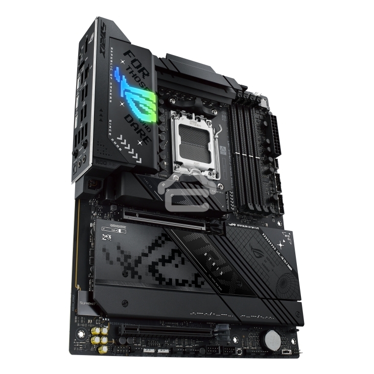 Материнская плата ASUS ROG STRIX X870-F GAMING WIFI, AM5, AMD X870, 4xDDR5, 2xSATA, 4xM.2, 1xPCI-E 5.0 x16, 1xPCI-E 4.0 x4, 1xHDMI, 1xDP, 2xUSB-C USB4, 1xUSB-C 10Gbps, 5xUSB-A 10Gbps, 4xUSB-A 5Gbps, 1x 2.5Gb LAN, 2x3.5 мм, 7.1, ATX