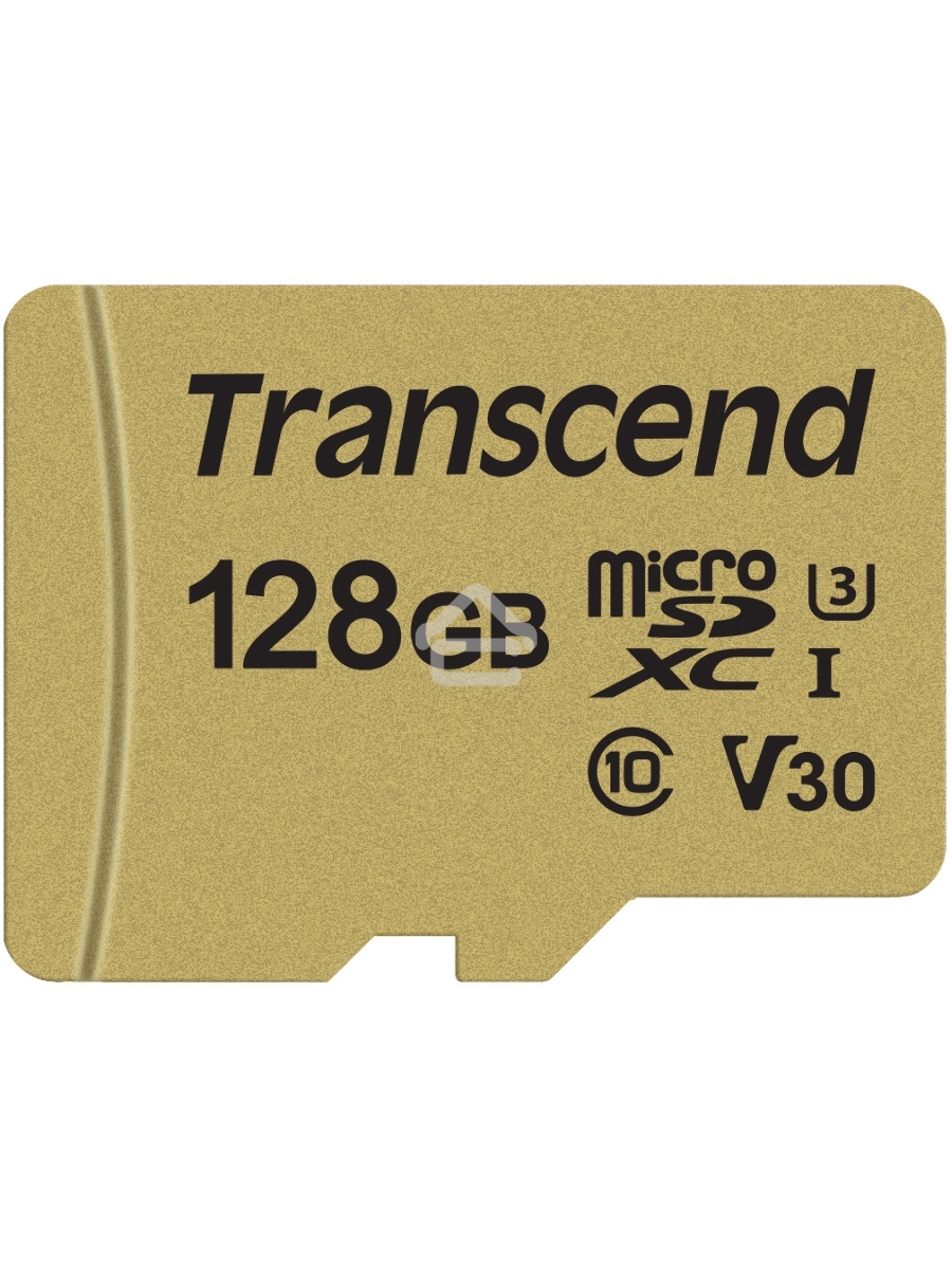Флеш карта microSD 128GB Transcend microSDXC Ultimate UHS-I U3, V30, (SD адаптер), MLC