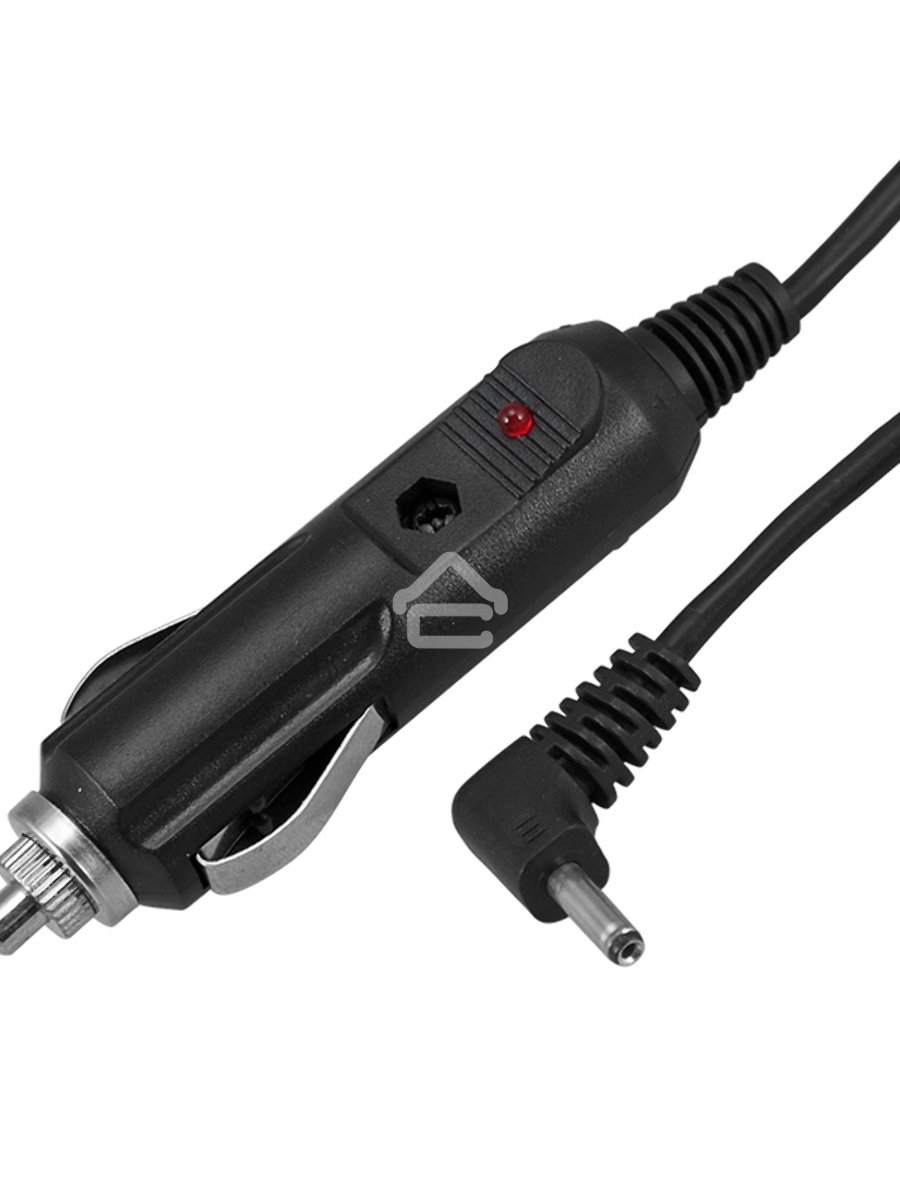 Автозарядка с индикатором (разъем 1.4х3.4) (АЗУ) шнур прямой 1.5 м Rexant