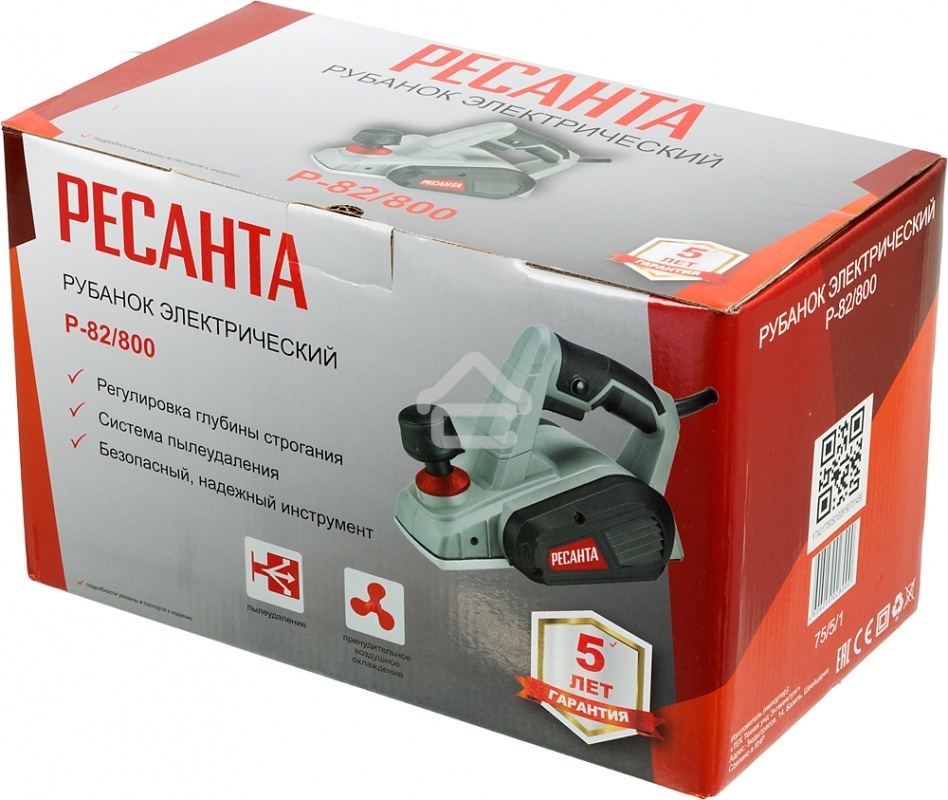 Рубанок Ресанта Р-82/800 800Вт 82мм 16000об/мин