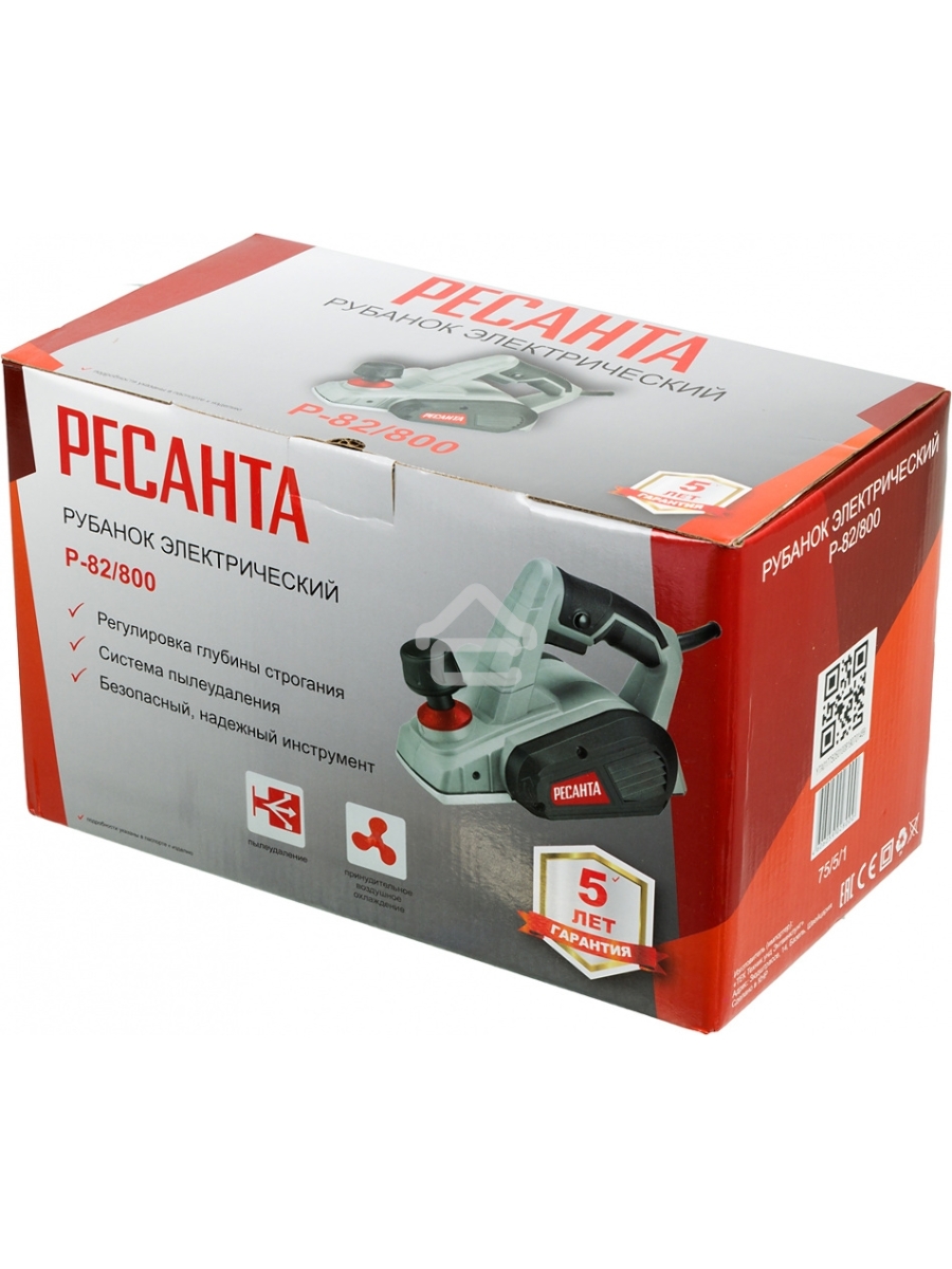 Рубанок Ресанта Р-82/800 800Вт 82мм 16000об/мин