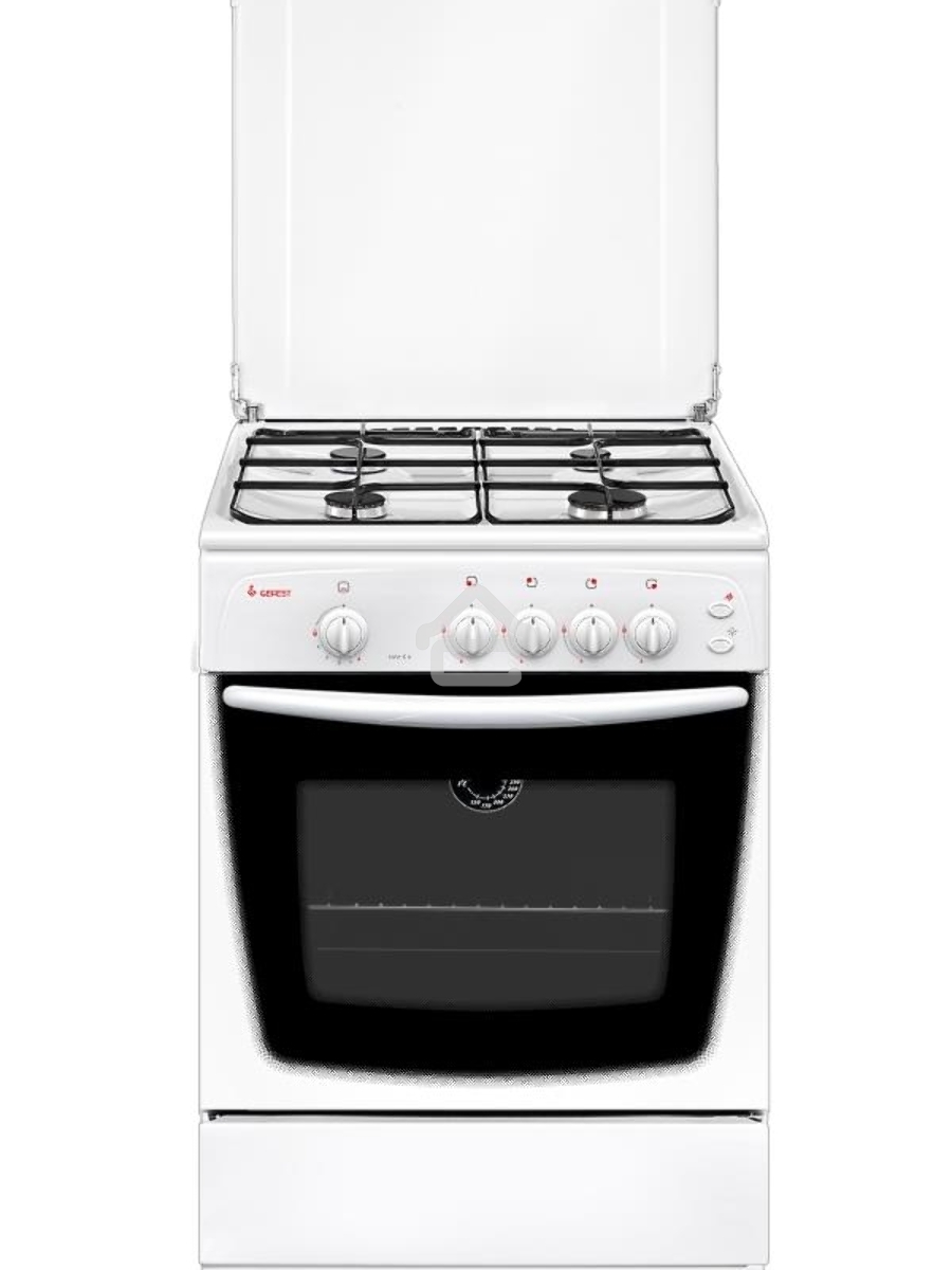 Плита газовая Gefest ПГ 1200-С6 К33 белый, конфорок 4 шт, духовка 63 л, 60 см x 85 см x 60 см