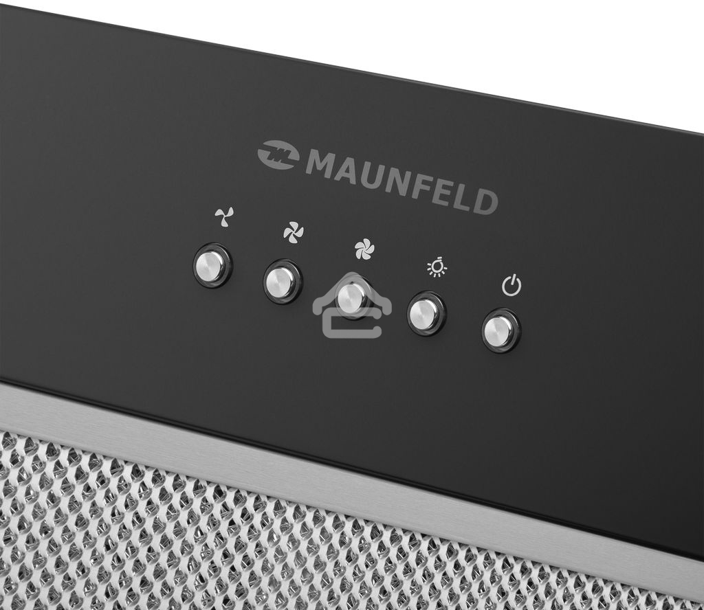 Вытяжка встраиваемая Maunfeld Trapeze 602M черный, 60 см, 1150 куб. м/ч, 54 дБ