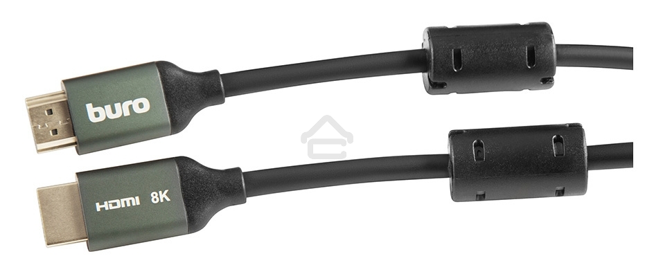 Кабель аудио-видео Buro HDMI (m)/HDMI (m) 5м. феррит.кольца Позолоченные контакты черный