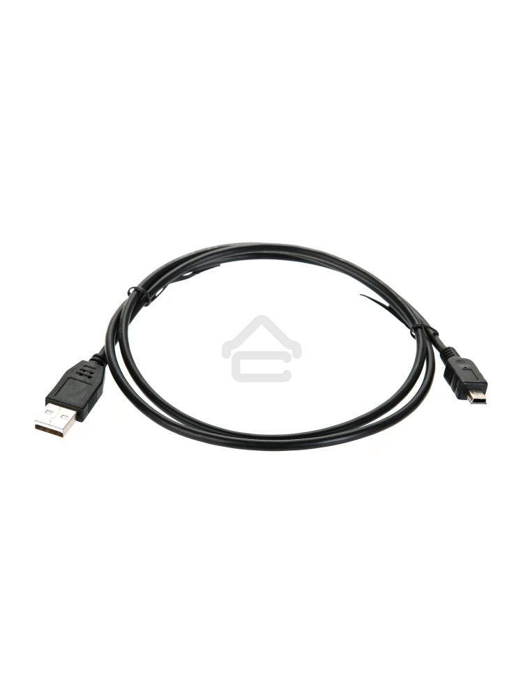 Кабель USB 2.0 A-->mini-B 5P (1м) черный TELECOM/VCOM TC6911BK-1.0M