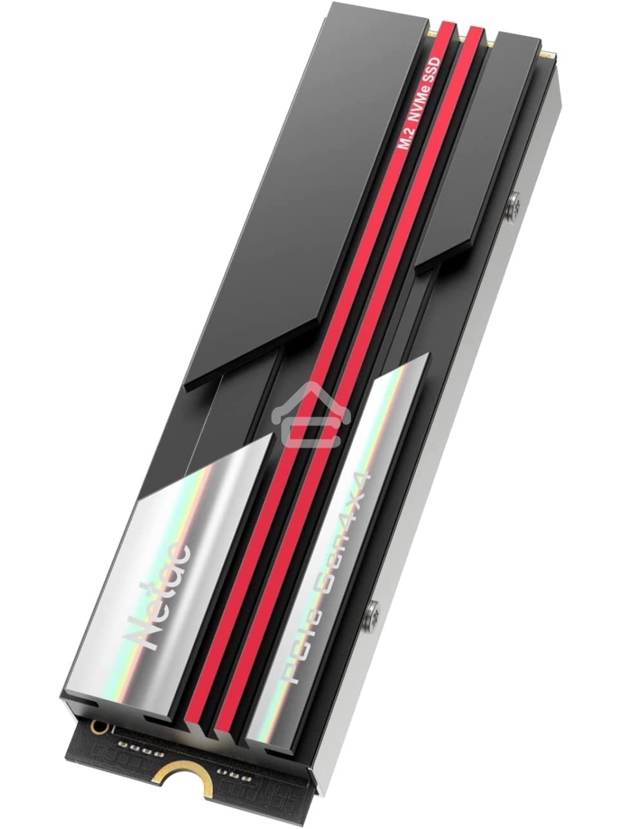 Накопитель SSD Netac NV7000, 1Tb, M.2 2280, PCIe 4.0 x4, NVMe, R/W 7200/5500, с радиатором