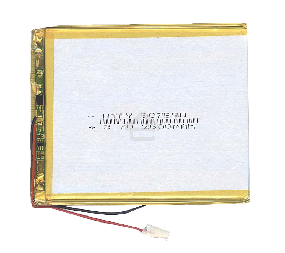Аккумулятор Li-Pol (батарея) 3x75x90мм 2pin 3.7V/2600mAh
