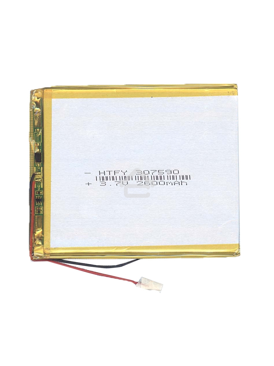 Аккумулятор Li-Pol (батарея) 3*75*90мм 2pin 3.7V/2600mAh