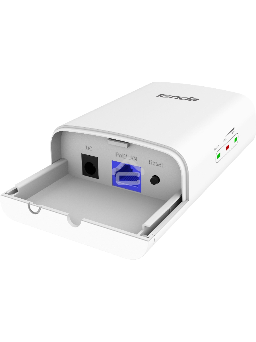 Tenda O1-5G Наружная точка доступа, 5 ГГц, до 867 Мбит/с, внутренняя антенна 1x9dBi, IP65, PoE, LAN 1x100 Мбит/с