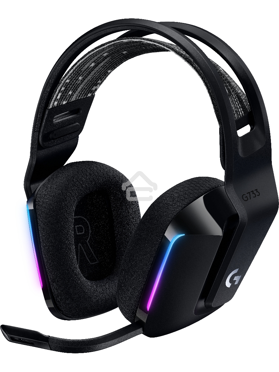 Наушники LOGITECH G733 LIGHTSPEED Wireless RGB Gaming Headset - BLACK - 2.4GHZ - EMEA