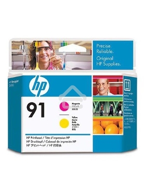 Картридж струйный HP №91 C9461A пурпурный/желтый печатающая головка для HP DJ Z6100