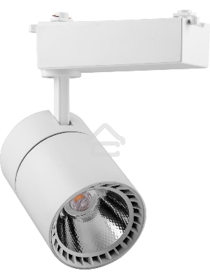 Светильник трековый светодиодный FERON 29514  на шинопровод 20W/1800 Lm/4000К, 35 гр., белый,AL103
