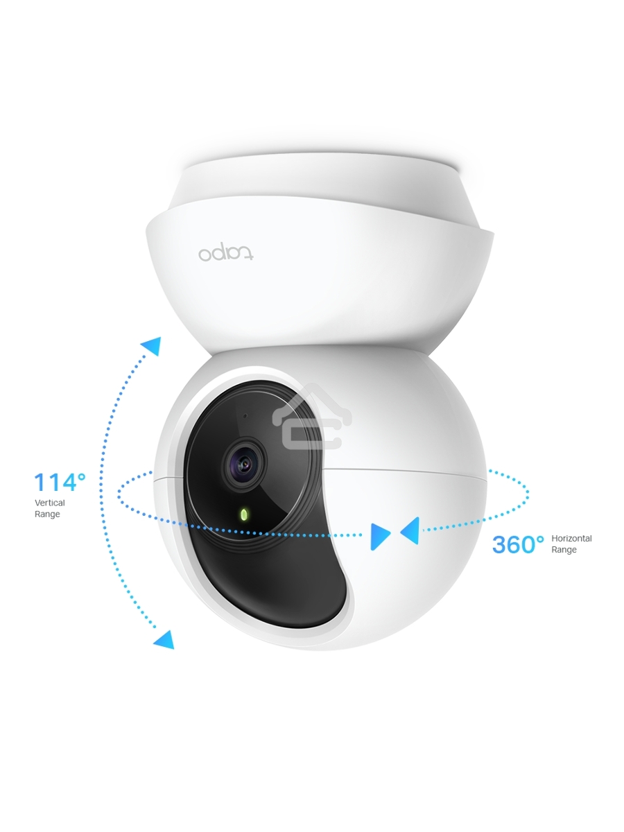 Камера 1080P indoor IP camera, 360° horizontal and 114° vertical range, Night Vision, Motion Detection, 2-way Audio, support 128G MicroSD card