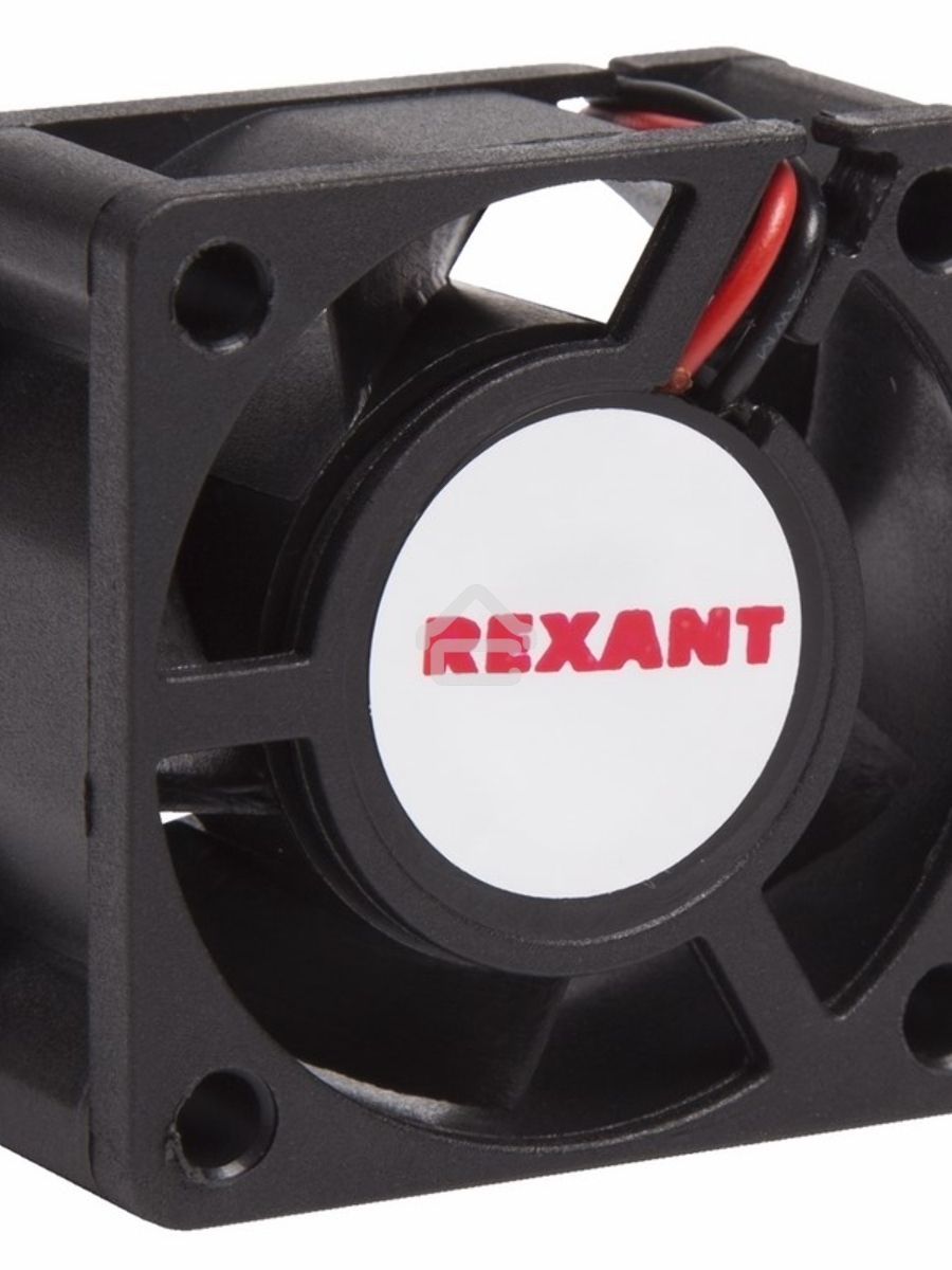 Вентилятор для корпуса Rexant RX 4020MS 24VDC черный, 40 мм, 6800 об/мин, 28 дБ, 2 pin