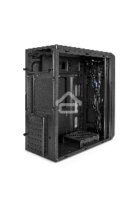 Компьютерный корпус Miditower ExeGate XP-332UC-XP500 (ATX, XP500 с вент. 12см, 2*USB3.0+1*TypeC, аудио, черный)