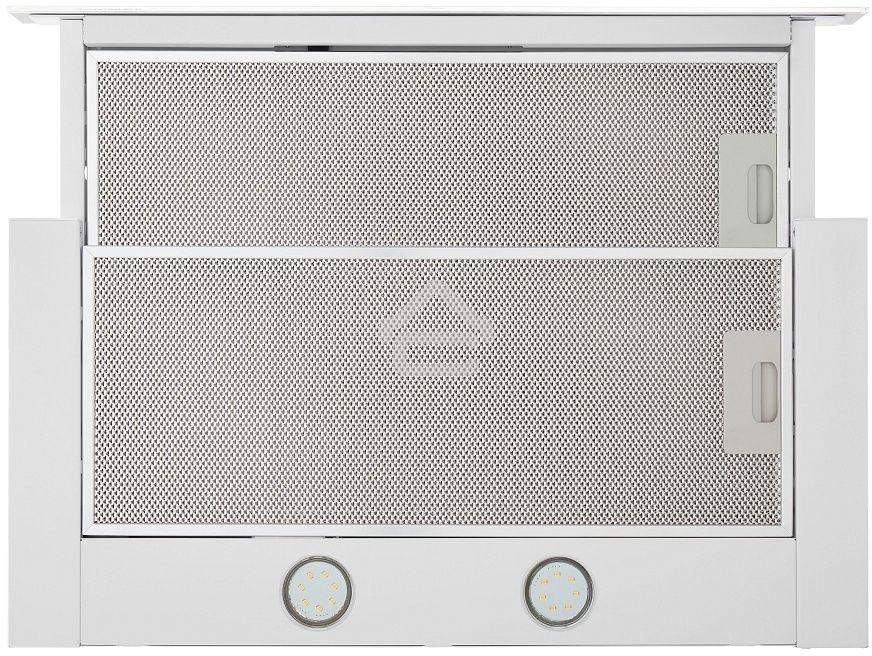 Вытяжка встраиваемая Maunfeld Ouse Touch Glass 60 белый, 60 см, 750 куб. м/ч, 48 дБ