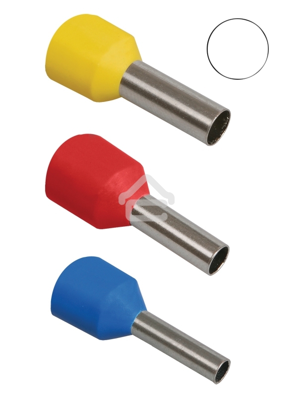 Наконечник-гильза изол. Е7508 (уп.100шт) ИЭК UGN10-C75-02-08