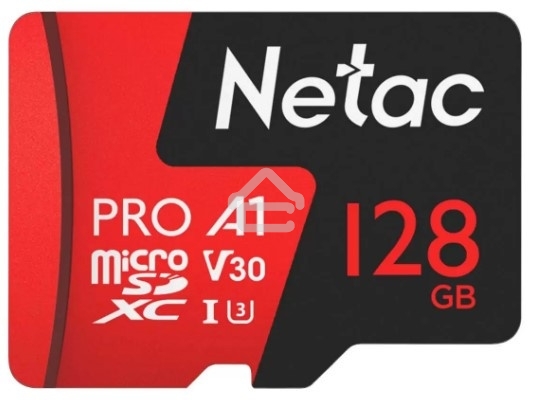 Флеш карта MicroSD card Netac P500 Extreme Pro 128Gb, retail version w/SD adapter