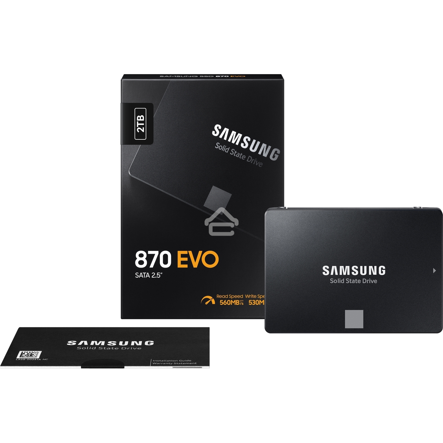 Накопитель SSD Samsung 870 EVO, 2Tb, SATA III, 2.5
