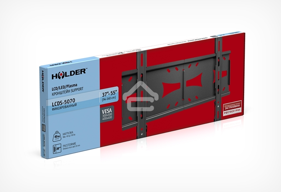 Кронштейн для телевизора Holder LCDS-5070 металлик 37