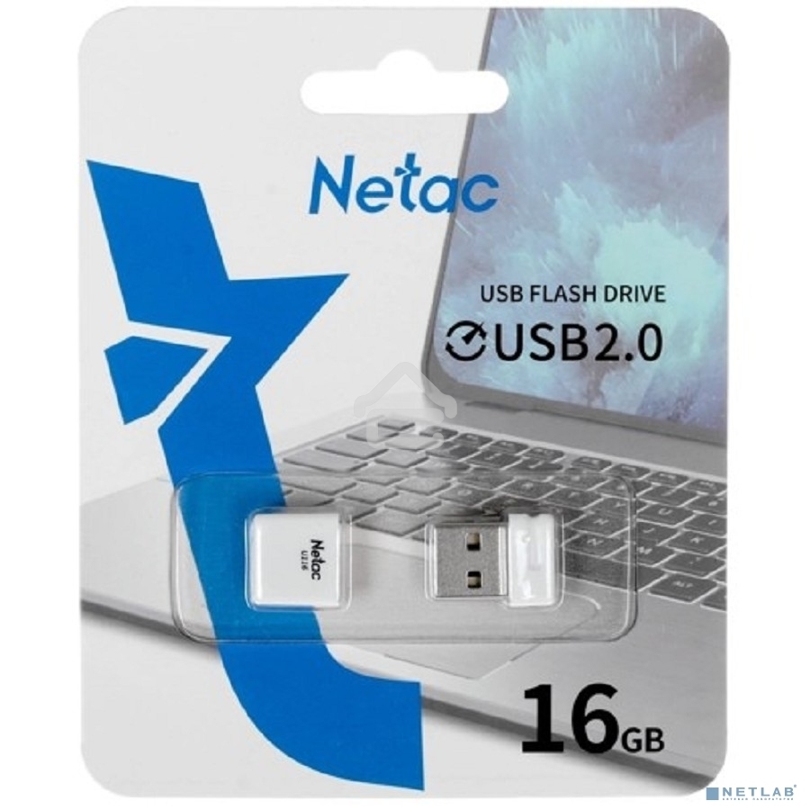 Флешка USB Netac U116 16Gb <NT03U116N-016G-20WH>, USB 2.0