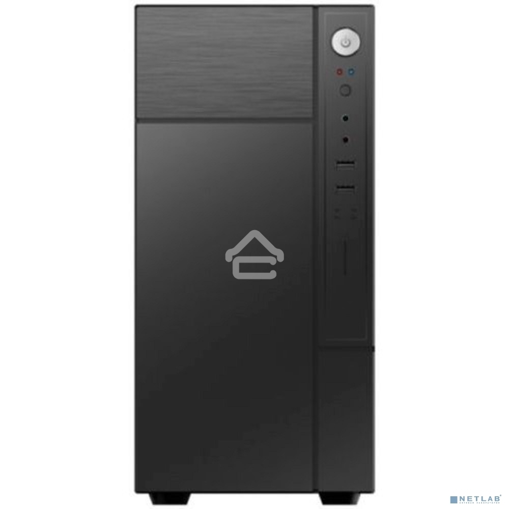 Компьютерный корпус с блоком питания 450Вт./Case Forza mATX case, black, w/PSU 450W 12cm, w/2xUSB 2.0, w/pwr cord, w/o FAN