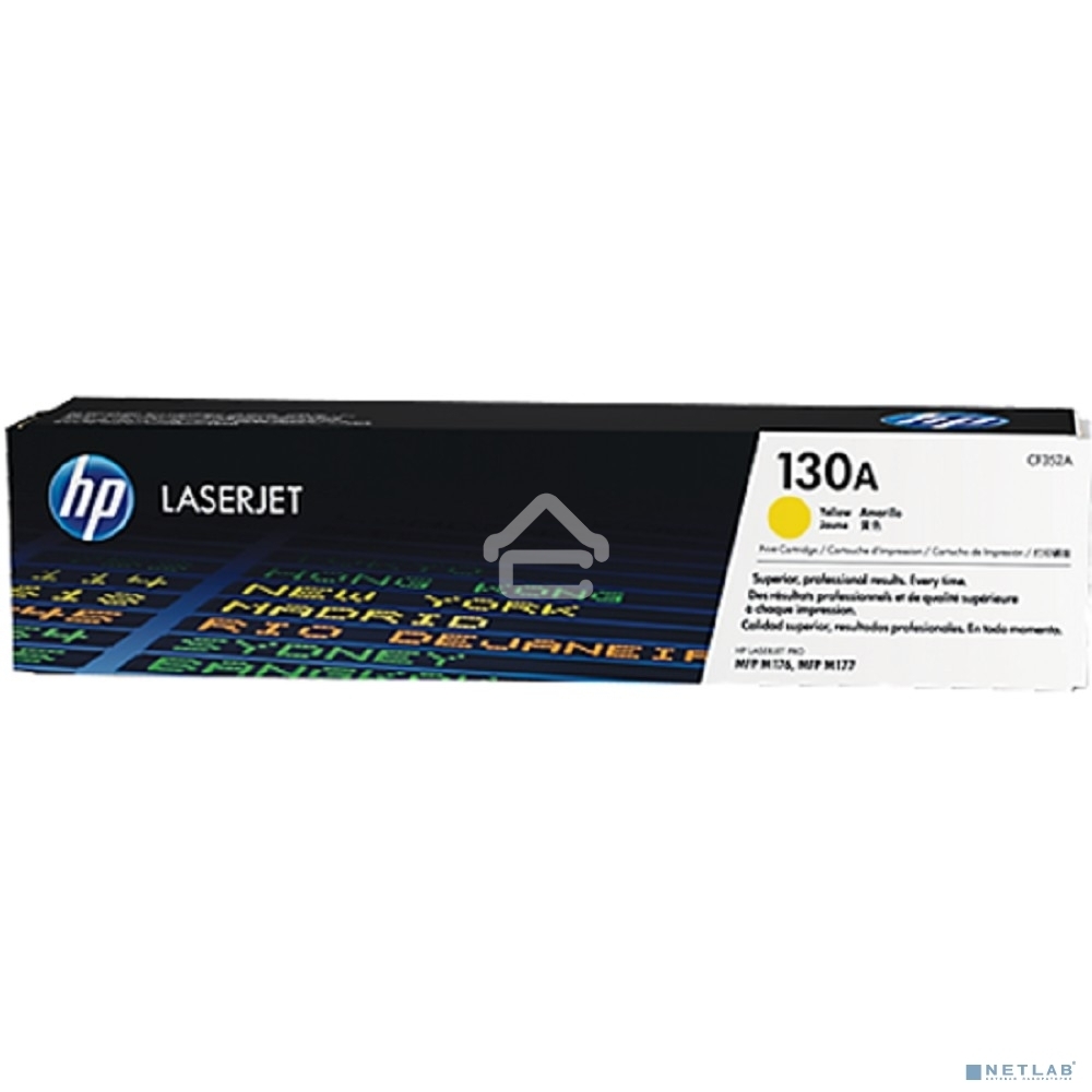 Тонер-картридж HP 130A CF352A желтый для HP M153/M176/M177