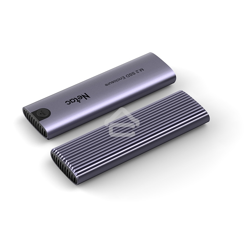 Внешний корпус NETAC WH51 NT07WH51-32C2 для SSD M.2 SATA/NVMe -> USB3.1 Type-C Алюминий