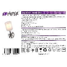 Светильник Hiper E27х1х60Вт черный/Хром H010-1