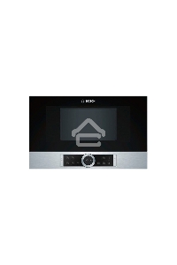 Встраиваемая микроволновая печь Bosch BFL634GS1 /900Вт, 5 режимов, инвертер, 21 л, сталь
