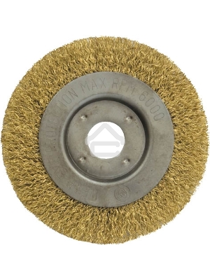 Кордщетка FIT 39065  колесо желтая 125мм