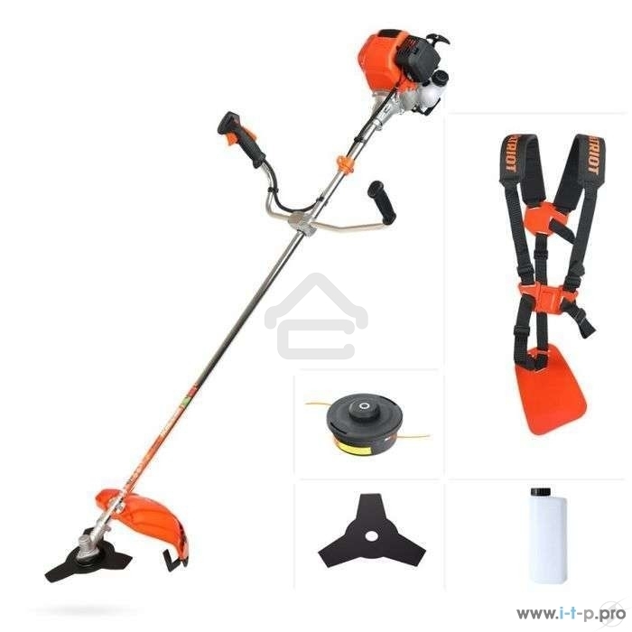 Бензотриммер PATRIOT PT 415T (1+1) 250106242 4-ТАКТНЫЙ двигатель, раб.объем 31сс, 1.3 л.с., полуавтоматическая катушка,3Т нож, 40Т диск, ранцевая портупея