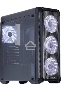 Компьютерный корпус Zalman i3 edge черный без БП ATX 3x120mm 2xUSB2.0 1xUSB3.0 audio bott PSU