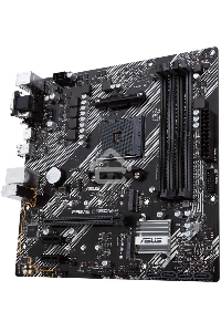 Материнская плата ASUS PRIME B550M-K, AM4, AMD B550, 4xDDR4, 4xSATA, 2xM.2, 1xPCIe 4.0 x16, 2xPCIe x1, 1xDVI-D, 1xHDMI, 1xVGA, 1x 1Gb LAN, 4xUSB 3.2 Gen 1, 2xUSB 3.2 Gen 2, 3x3.5 мм, 7.1, mATX