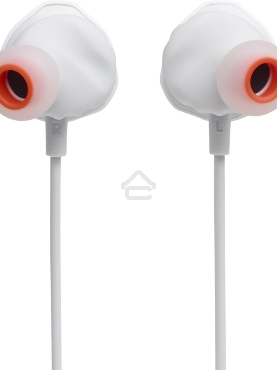 Наушники JBL Quantum 50 (накладные), белый Сопротивление 16 Ом, силиконовые вкладыши трех размеров, вес 21.5г, цвет белый