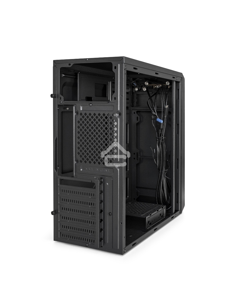 Компьютерный корпус Miditower ExeGate XP-332UC-XP500 (ATX, XP500 с вент. 12см, 2*USB3.0+1*TypeC, аудио, черный)