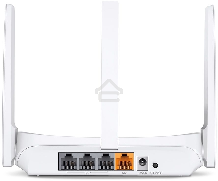 Роутер Mercusys MW306R 300 Mbps Multi-Mode Wireless N Router, 3 × Fixed External Antennas, 3× 10/100 LAN Port, 1× 10/100 WAN Port, 4 in 1- Access Point/Router/Range extender/WISP Mode, WPS/Reset Button, Parental Controls, Guest Network