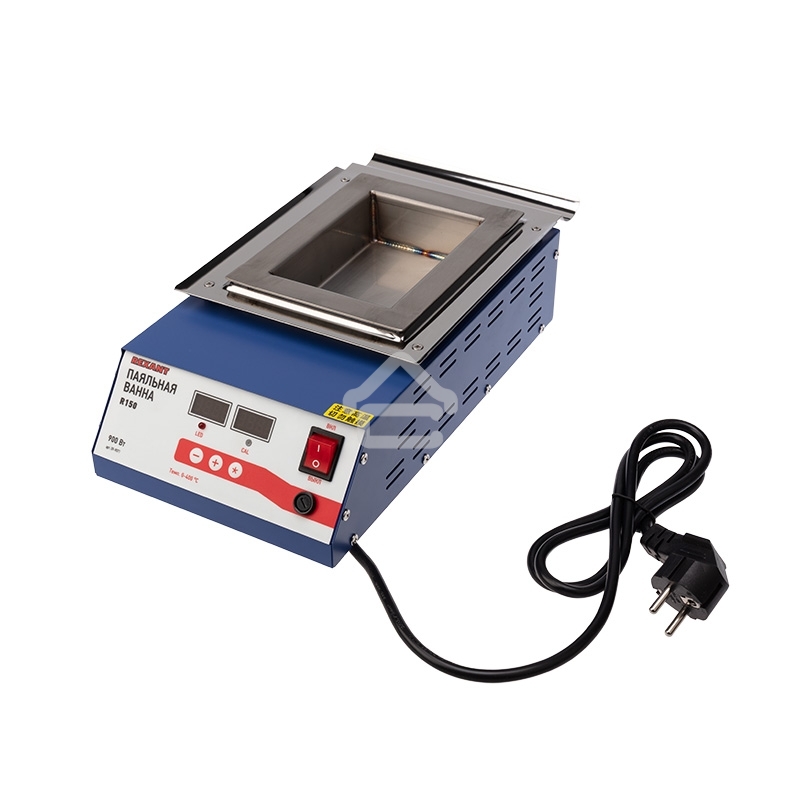 Паяльная ванна Rexant, модель R150, 900 Вт, 150х100х45 мм, 0-400 °C, цифровая