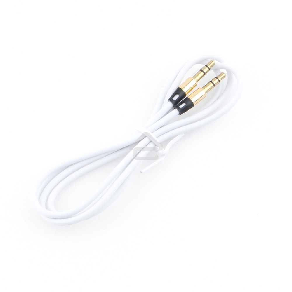Кабель аудио Cablexpert CCAB-01-35MM-1MW, 3.5 Jack (M)/3.5 Jack (M), белый. 1м, блистер