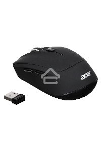Мышь беспроводная Acer OMR040 черный, 1600 dpi, радиоканал, USB, кнопки - 6