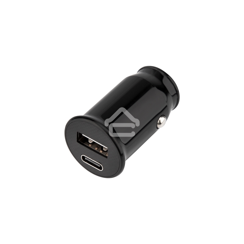 Автозарядка в прикуриватель Rexant АЗУ USB-A+USB-C, 2.4 A черный