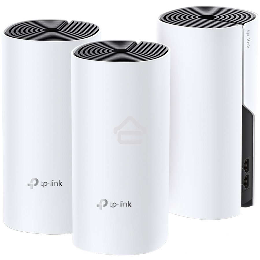 Бесшовный Mesh роутер TP-Link Deco M4 (DECO M4(3-PACK)) AC1200 10/100/1000BASE-TX (упак.:3шт)