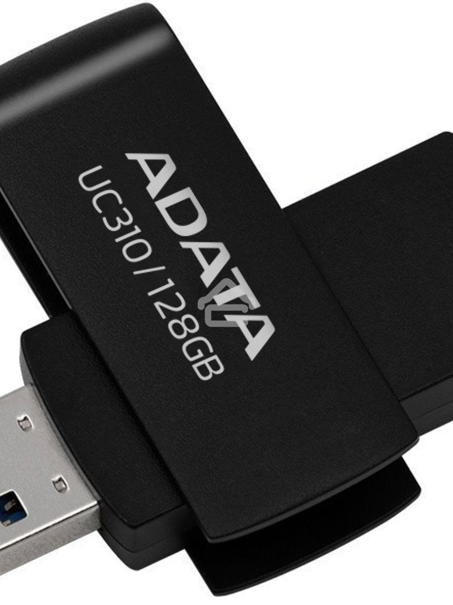 Флеш диск ADATA UC310-128G-RBK BLACK\GR 128GB