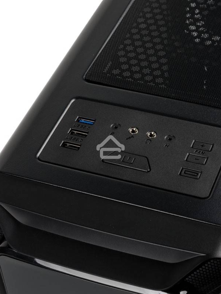Компьютерный корпус Zalman i3 edge черный без БП ATX 3x120mm 2xUSB2.0 1xUSB3.0 audio bott PSU